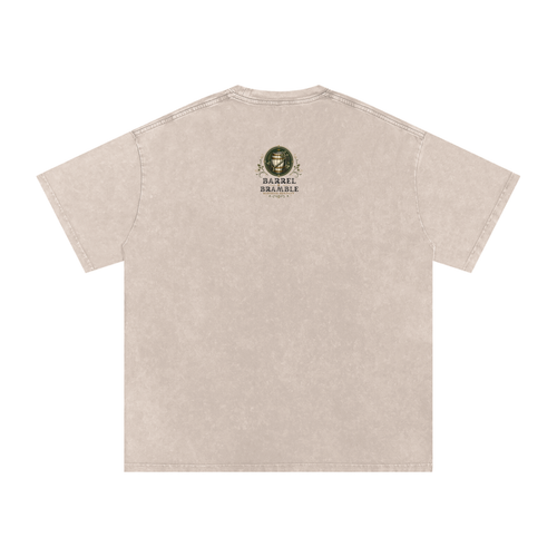 Napa Valley Snow Washed Oversized Cotton T-Shirt