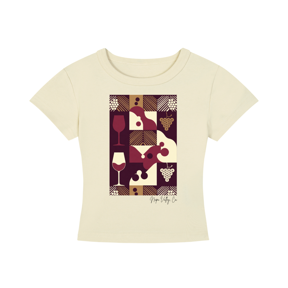 Napa Valley Women's Cropped T-Shirt